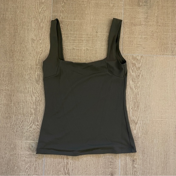 Free People Tops - Free People Green Stretch Tank Top